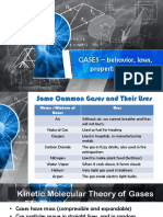 GASES - behavior, laws, properties, examples