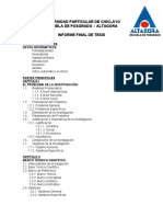 Informe Final de Tesis