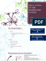 Drug Acting in Respiratory System