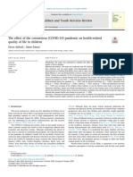 The Effect of The Coronavirus (COVID-19) Pandemic On Health - Related Quality of Life in Children