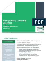 Manage Petty Cash and Expenses eLearning