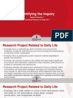Daily Life Research Methods for Contextualizing Qualitative Data