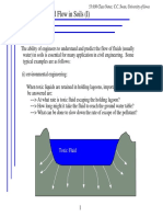 Period #7: Fluid Flow in Soils (I)