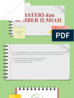 Materi Dan Sumber Ilmiah