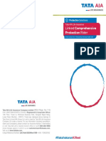 Tata AIA Life Insurance Linked Comprehensive Protection