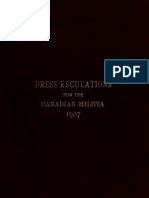 (1907) Dress Regulations For The Officers of The Canadian Militia