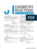 51 Important Chemistry Reactions - Aiimsneetshortnotes