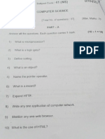 2018 PUC Computer Question Paper