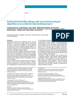 Suspected Penicillin Allergy: Risk Assessment Using An Algorithm As An Antibiotic Stewardship Project