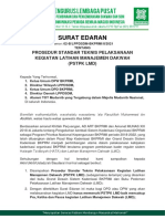 Surat Edaran Sop Pelaksanaan LMD 2021