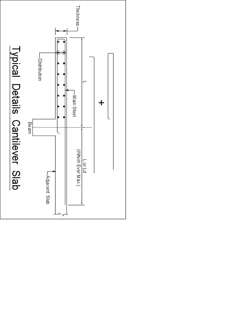 Cantilever Slab Design Details | PDF