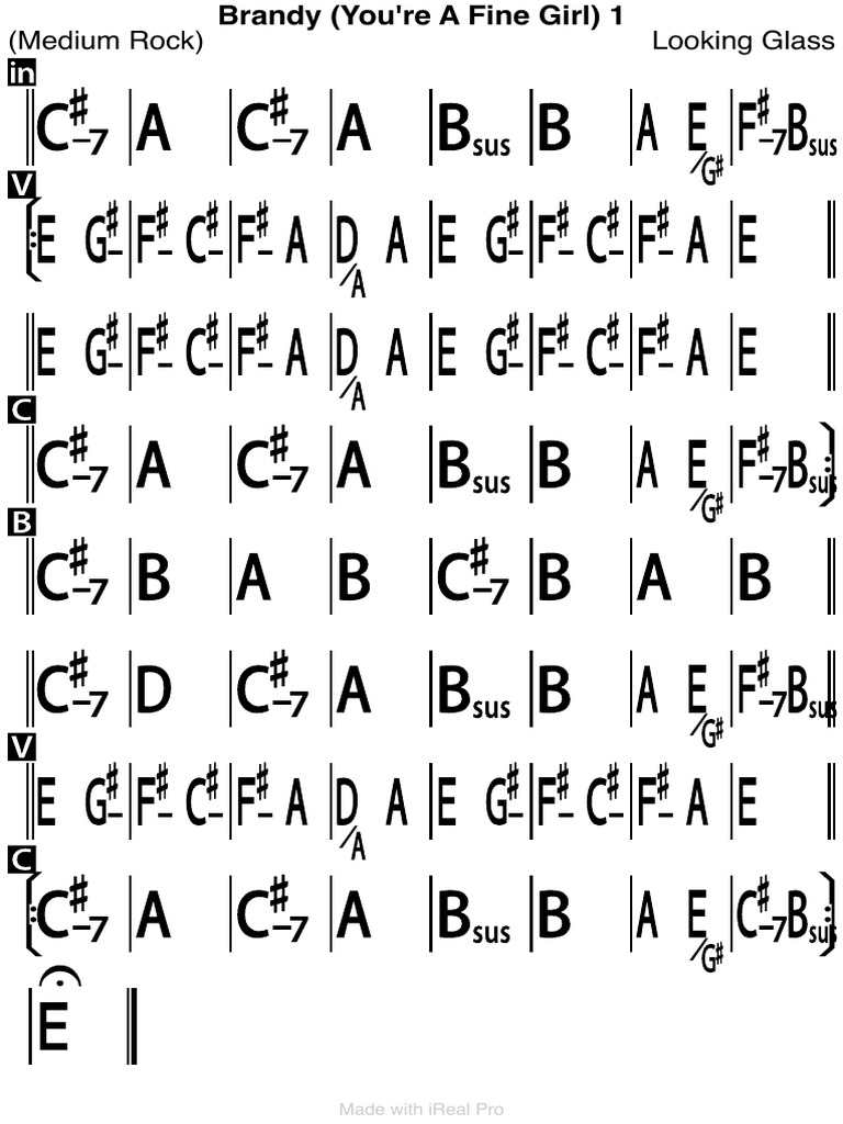 Brandy (You'Re A Fine Girl) 1 PDF