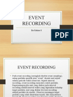 Event Recording