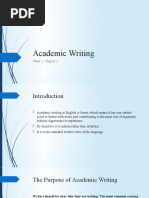 FOMS Week 2 Academic Writing