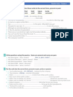 Passive Voice - Exercices