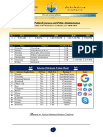 Mogadishu University: Daily Schedule of 2 Semester/ Academic Year 2020-2021