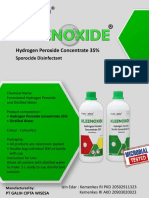 K Een Ptima: Hydrogen Peroxide Concentrate 35%
