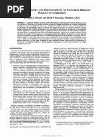 Structural Safety and Serviceability of Concrete Bridges Subject To Corrosion