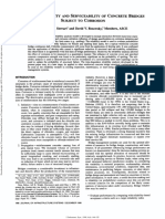 Structural Safety and Serviceability of Concrete Bridges Subject To Corrosion