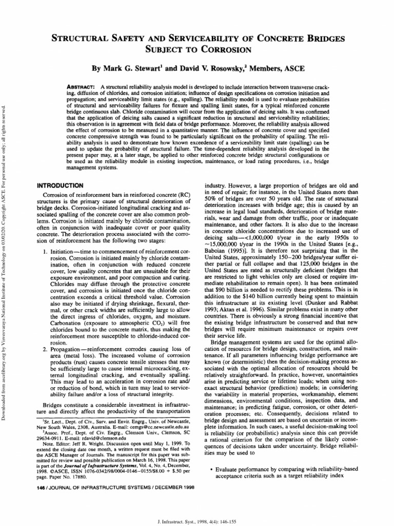 Structural Safety and Serviceability of Concrete Bridges Subject To ...