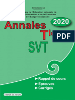 Annales SVT Tle D