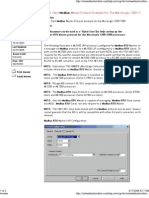 Modbus Quick Start