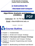 Online Instructions For Chapter 3: Decrease-And-Conquer: Algorithms Analysis and Design (CO3031)