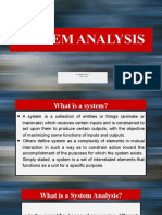 SYSTEM ANALYSIS OVERVIEW