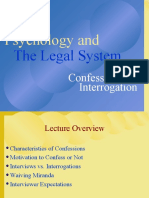 Psychology And: The Legal System