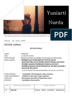 Yuniarti Nurda - REVIEW JURNAL