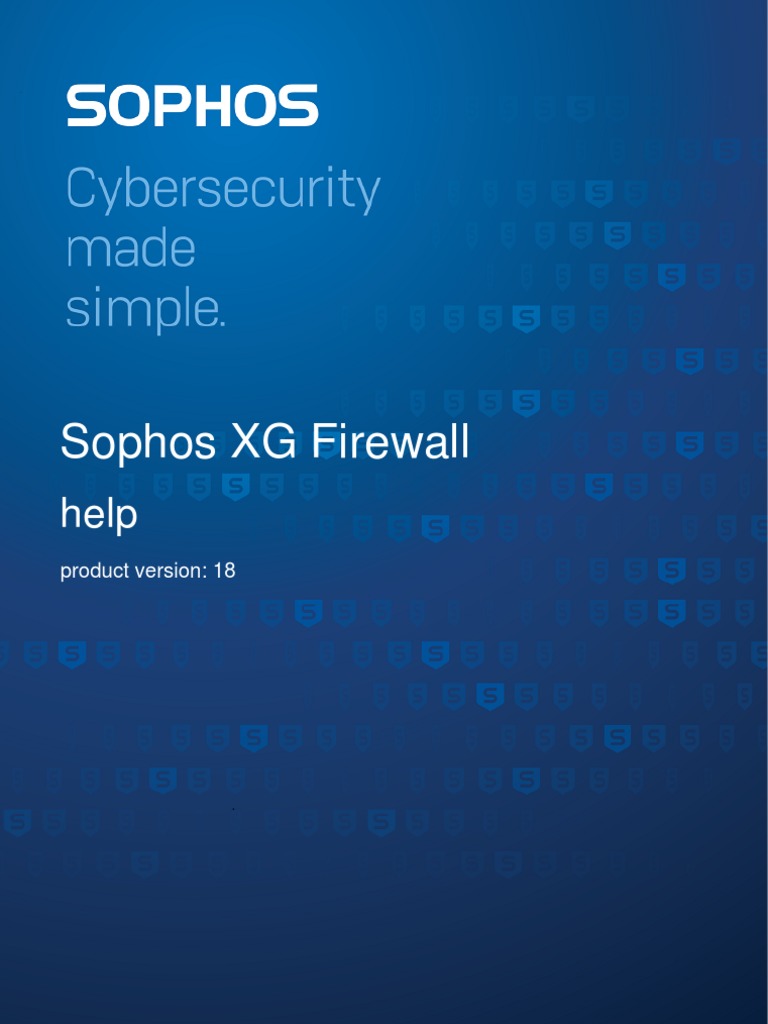 Sfos Ug | PDF | Firewall (Computing) | Computer Network