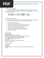 Siemens Program Guide Reference ChartR2