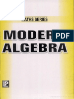  Modern Algebra Golden Maths Series