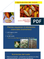 Nutricion y Fertilizacion Del Cacao