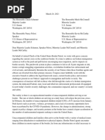 Letter to Congress from former U.S. Border Patrol Leaders