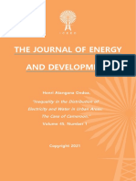 “Inequality in the Distribution of Electricity and Water in Urban Areas