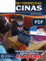 Educación y Perspectivas - Órgano Oficial del Colegio de Profesores del Perú - Marzo del 2021.  Lima - PERÚ - David Auris Villegas