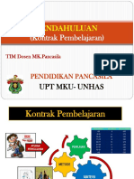 KONTRAK BELAJAR Pend. Pancasila