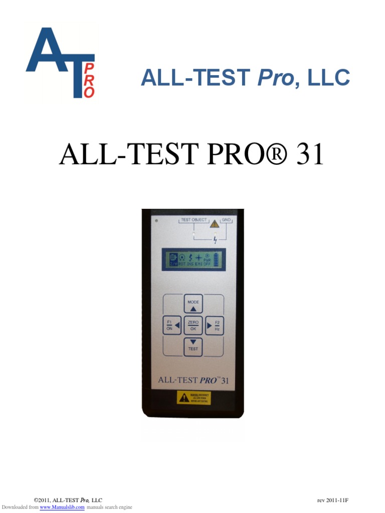 All-Test Pro, LLC | PDF