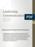 Chapter 9 - Leadership Communication