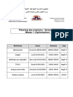 Planning Examens M1+M2 S1 Maths