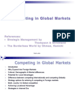 Session 5 Competing in Global Markets 