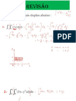 Revisão - Integral Dupla