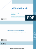 Applied Statistics II-SLR