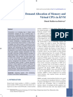 On Demand Allocation of Memory and Virtual Cpus in KVM: Dinesh Madhavrao Bodewar