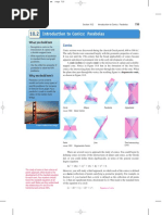 Introduction To Conics: Parabolas