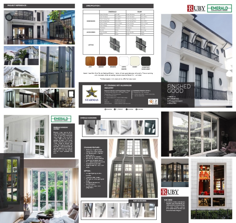 BROCHURE Ruby & Emerald | Download Free PDF | Window | Door