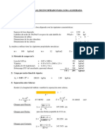 CALCULO DE ENCOFRADOS para TECHO ALIGERADO