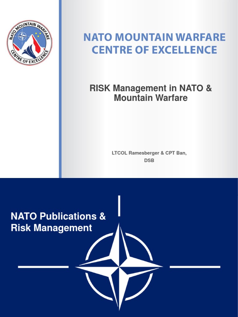 NATO Risk Management in Mountain Warfare | PDF | Risk | Risk Management