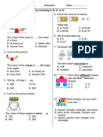 Math Practice For Final Test